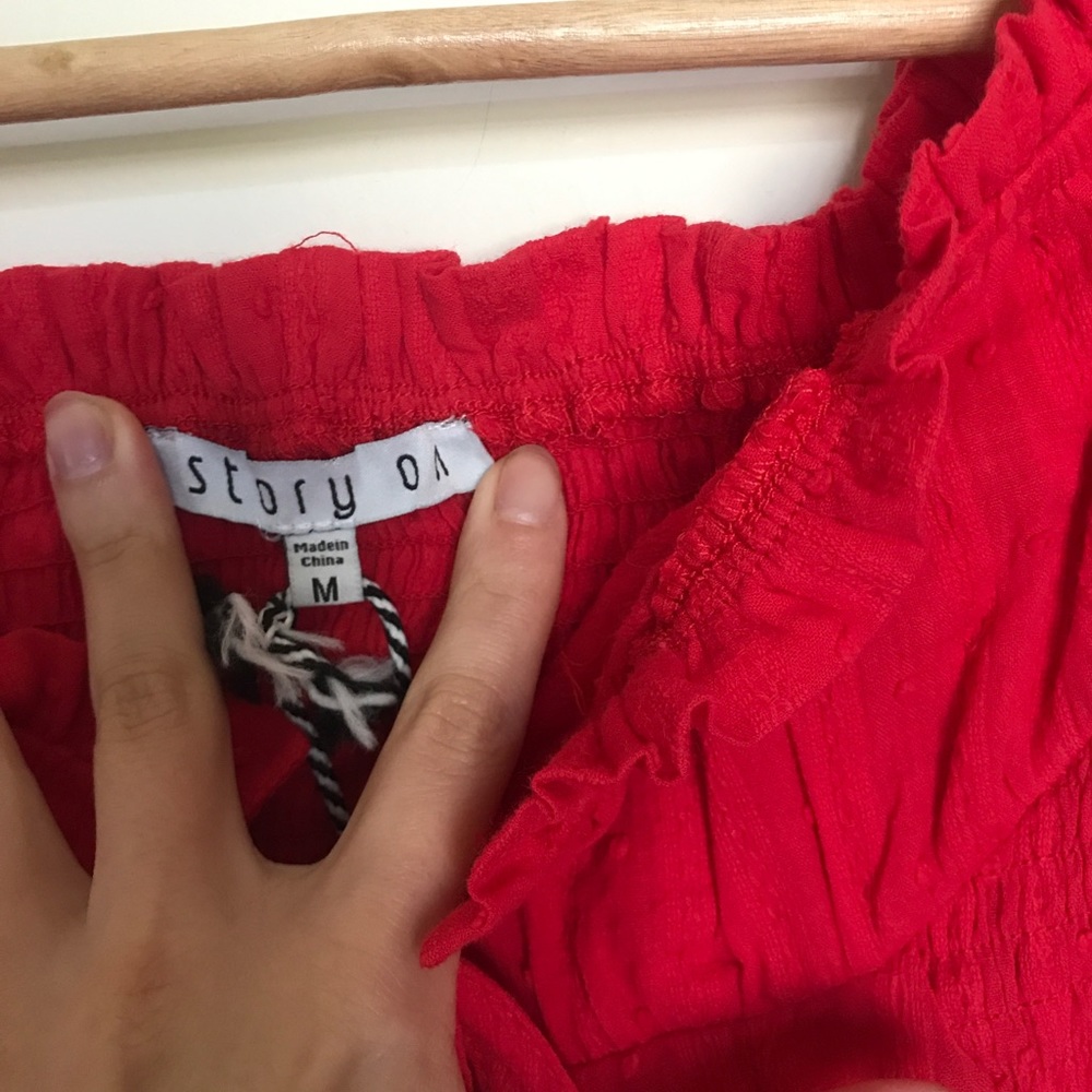 Red Mini Dress - Picture 5 of 10